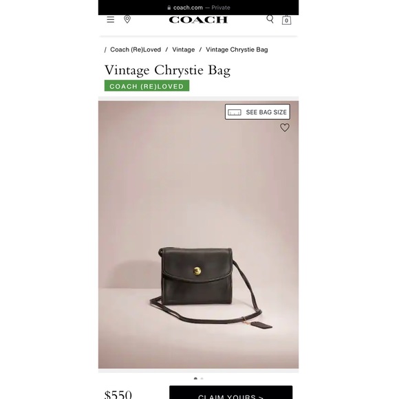 Coach Vintage Chrystie Bag - Picture 8 of 13